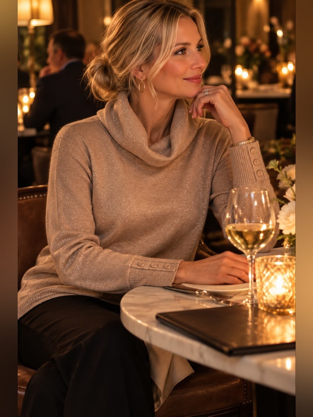 Talbots Merino Glitter Sweater